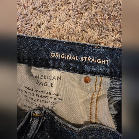 American Eagle Men's Jeans 33x30 Original Straight - Picture 2 of 4